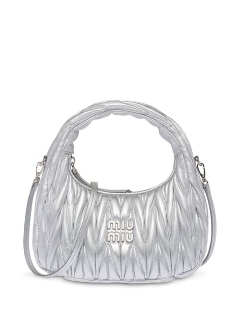 miu miu bag black silver
